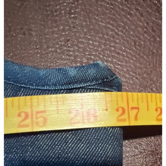 Montgomery Ward Vtg Men's Sherpa Lined Denim Jean Vest Rancher Hipster XX-Large - Picture 2 of 6